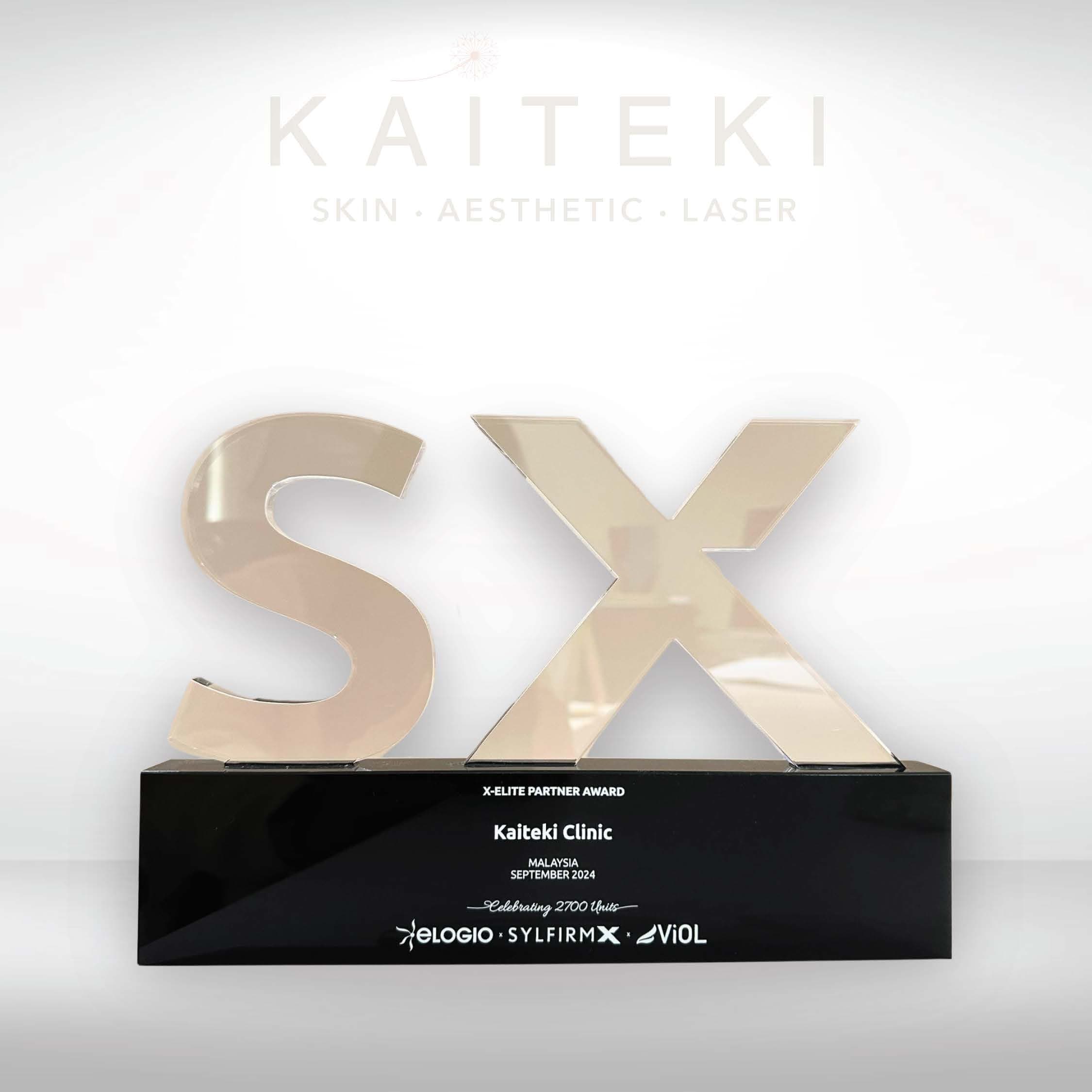 Elogio Asia Sylfirm X Elite Partner award presented to Kaiteki, 2024.