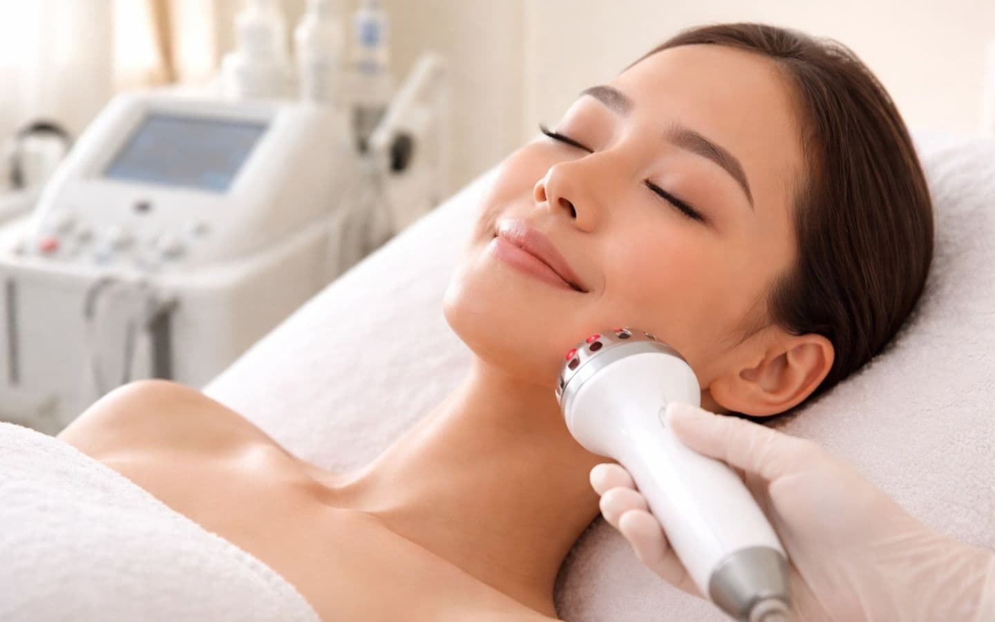 Radiofrequency treatment at Kaiteki Skin Aesthetic Clinic